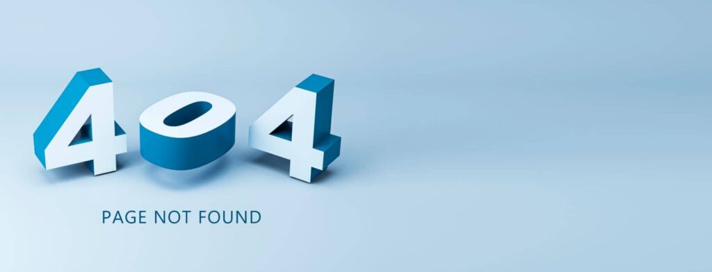404 Page Not Found